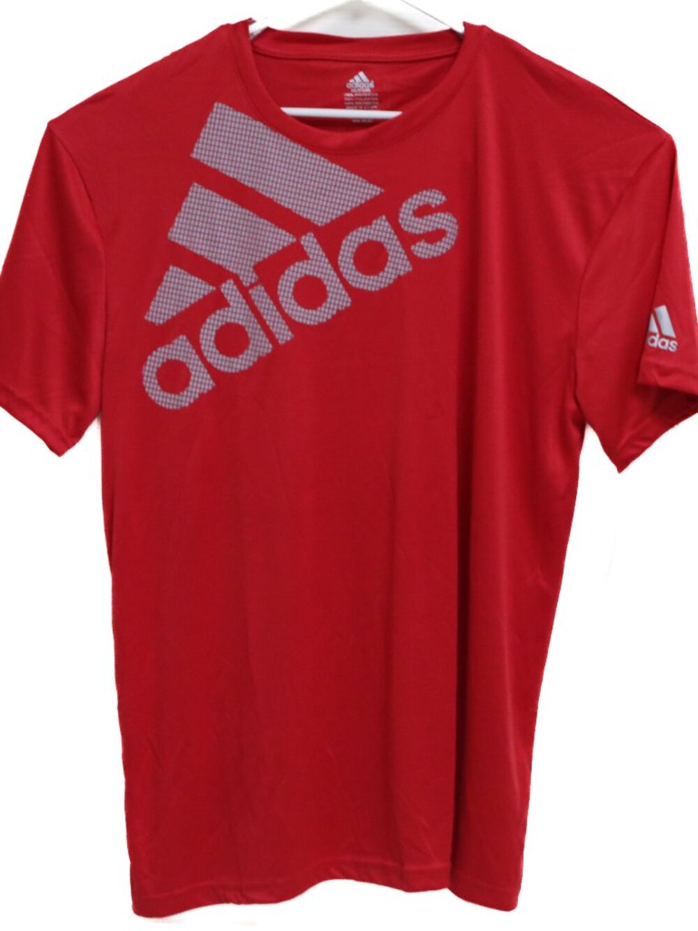 NWT Adidas Sport Climalite T-Shirt Fast Dry Stretch Red NEW